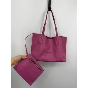 Raven + Lily lady bird Tote Bag Womens OS pink Leather Pouch